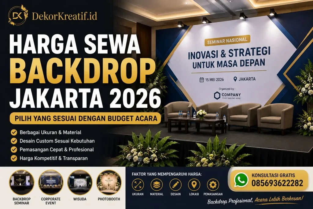 Harga Sewa Backdrop Jakarta 2026