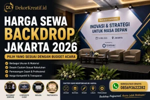 Harga Sewa Backdrop Jakarta 2026